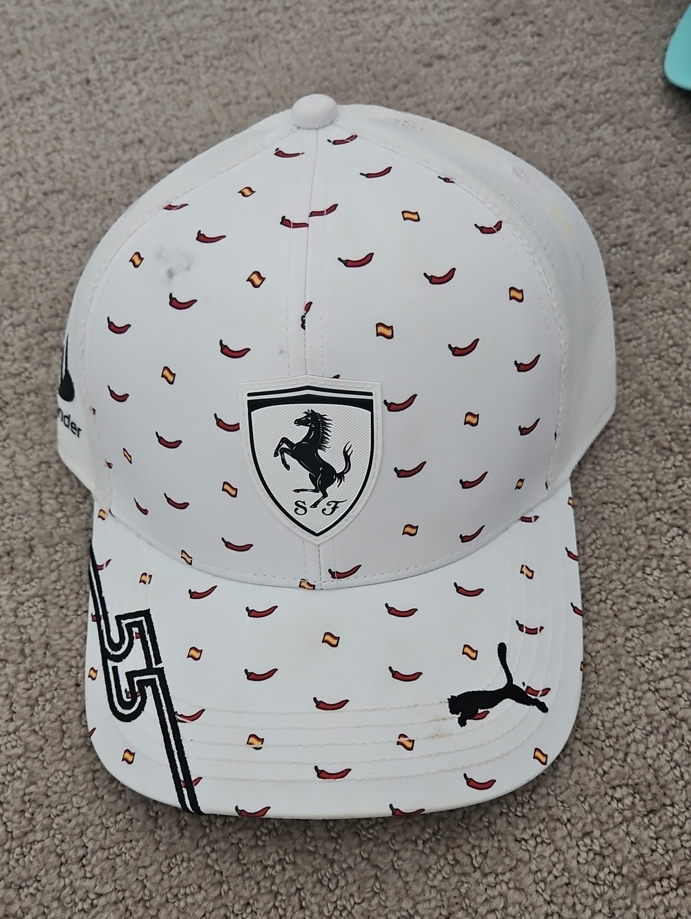 Carlod Sainz 55 Ferrari Chili Pepper Cap